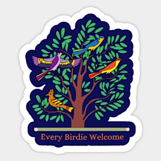 Every Birdie Welcome Sticker